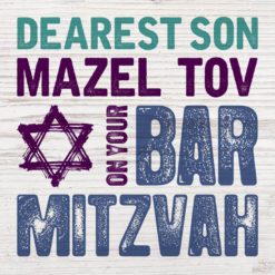 Son Bar Mitzvah Card