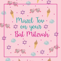 Bat Mitzvah Greeting Card