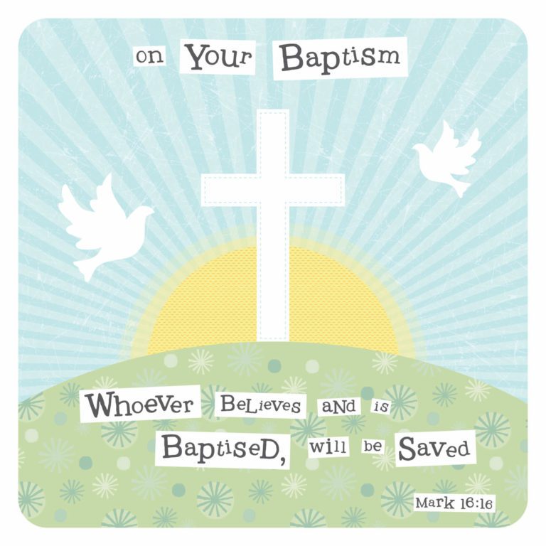 Baptism greeting card davora trade website