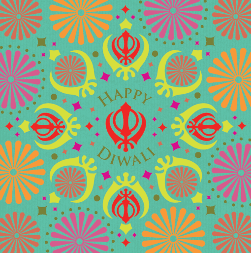 Sikh Diwali Greeting Card