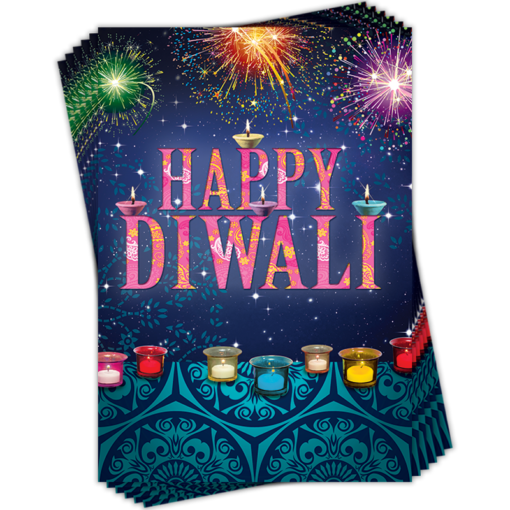 Diwali Cards 6 pack Davora Trade Website
