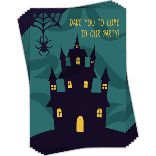 Halloween Invitations 6 pack