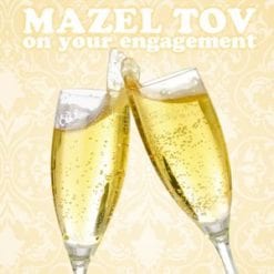 Jewish Everyday - Engagement Greeting Card
