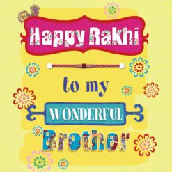 Rakhi Greeting Card