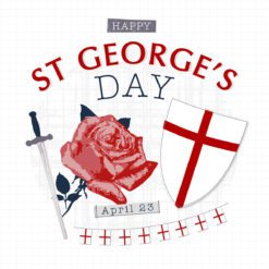 St George's Day Card