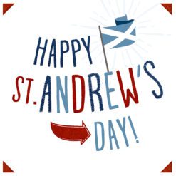 St Andrews Day Card
