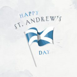 St Andrews Day Flag Card