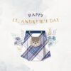 St Andrews Day Kilt and Sporran Card