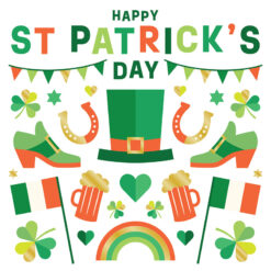 St Patricks Day artefacts Card